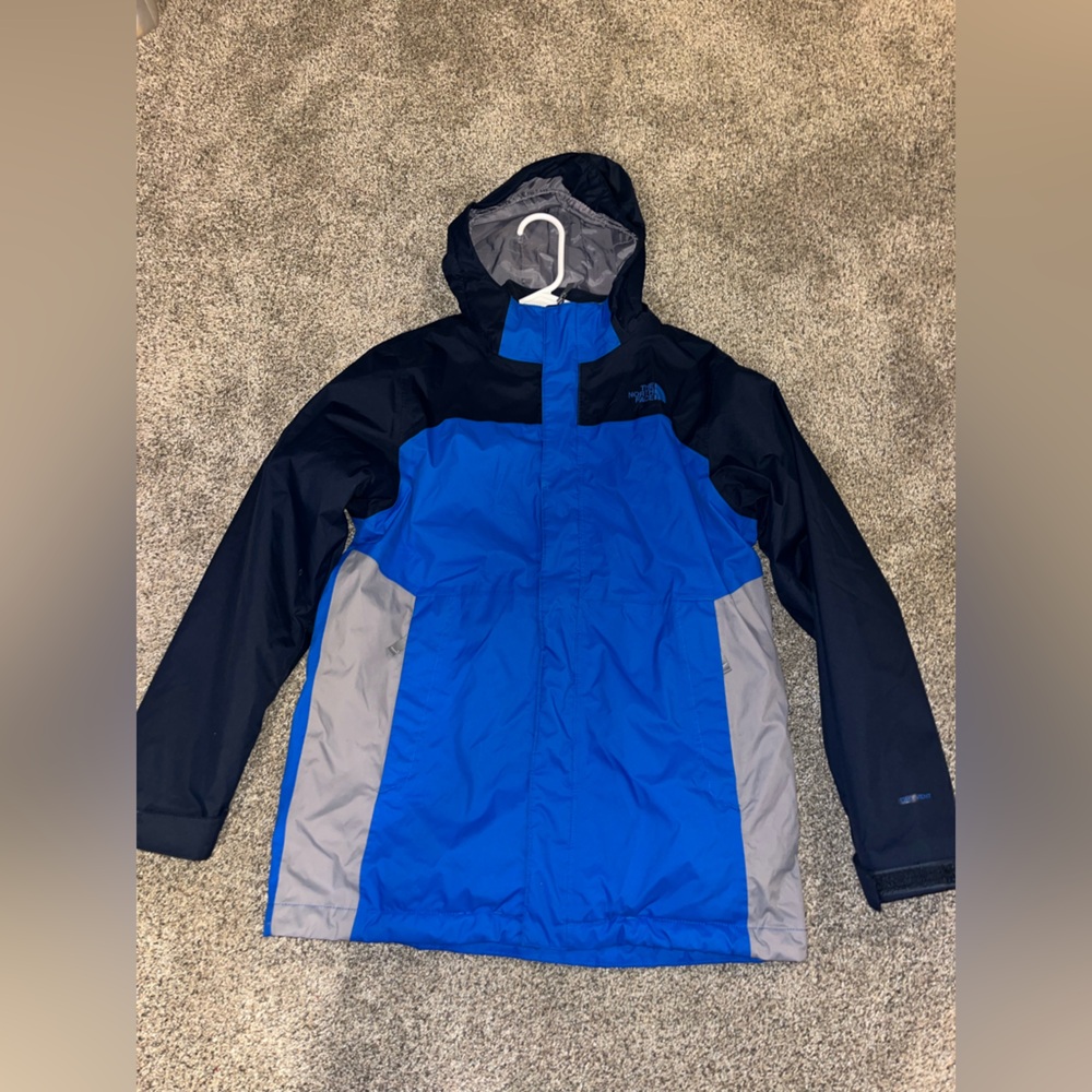 14/16y north face 3 in 1 dryvent jacket euc
